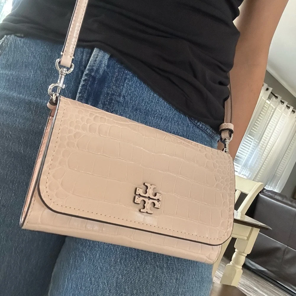 New Tory burch Thea 2pcs flat wallet flat crossbody 💖